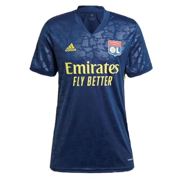 Camiseta Lyon 3ª Mujer 2020-2021 Azul